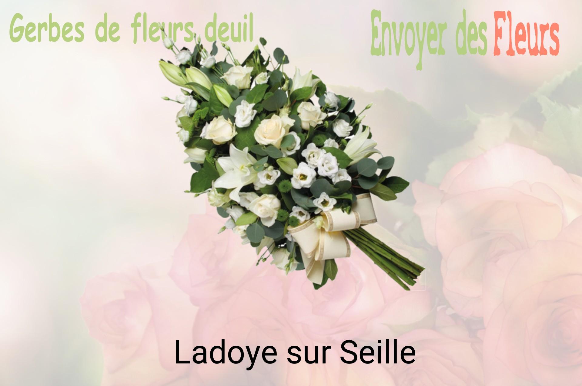 Gerbe de fleurs de deuil livrée à Ladoye-sur-Seille